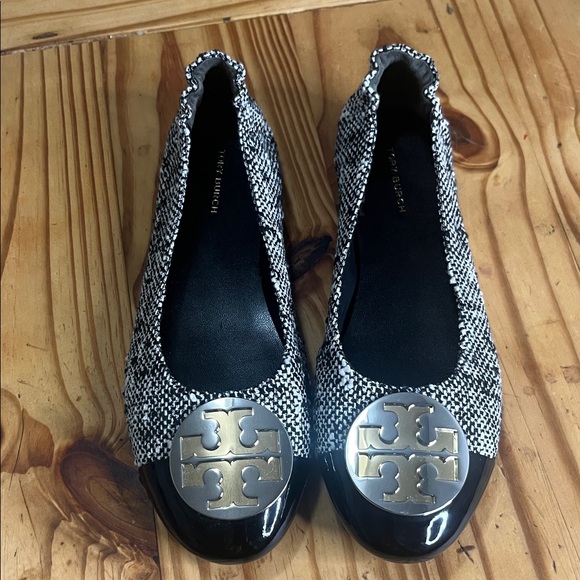 Tory Burch Claire Cap Toe Ballet Flat - Picture 2 of 12